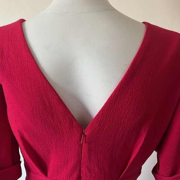 Asos Badgley Mischka Midi Pink Dress Size 4 - Picture 9 of 16